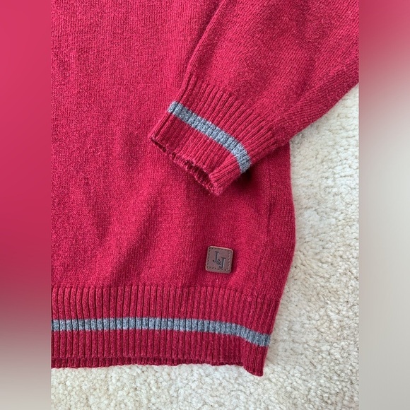 Janie and Jack Size 7 Maroon Sweater - Picture 4 of 5